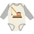 thumbnail image 3 of Inktastic Kids Construction Crane Boys or Girls Long Sleeve Baby Bodysuit, 3 of 5