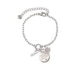 thumbnail image 2 of Delight Jewelry Silvertone 3-D Lipstick Silvertone Discover Dream Explore Zoey Charm Bracelet, 6.5+2" Extender, 2 of 4