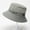 Gray, variant on Men's Summer Mesh Bucket Hat Wide Brim Outdoor Fishing Hiking Sun Protection Cap