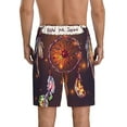 thumbnail image 4 of Lsque Beautiful Dreamcatcher1 Mens Sleep Pajama Shorts,Short Pajama Pants, Cotton Ultra-Soft Knit-XX-Large, 4 of 9