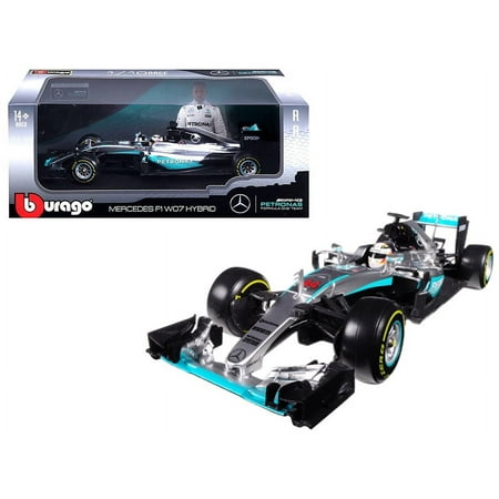 Mercedes AMG F1 W07 Hybrid Petronas #44 Lewis Hamilton Formula 1 (2016) 1/18 Diecast Model Car by Bburago