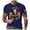 Dark Blue, variant on 250 Anniversary USA 250th American Flag Patriotic 250 Years Tshirts Shirts for Men (AG,XXL)