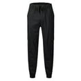 thumbnail image 5 of RUTAYY Men's Pants Sports Solid Color with Pocket Slim Fit Daily Wear Trendy Classic Trousers, 5 of 5
