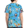 thumbnail image 2 of Youth Phineas And Ferb T Shirts 3D Printed Short Sleeve Tee Shirt for Boys Girls, 2 of 8