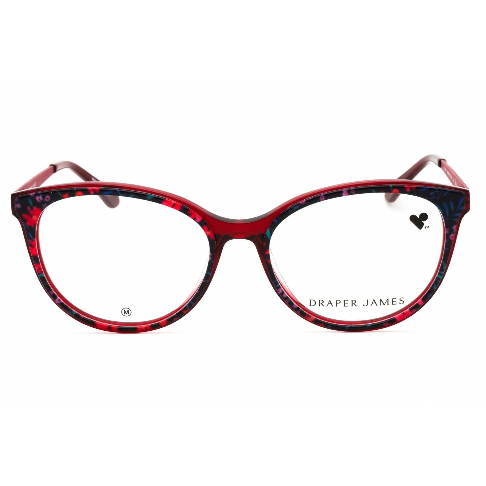 Eyeglasses Draper James DJ 5046 530 Merlot Floral - Walmart.com