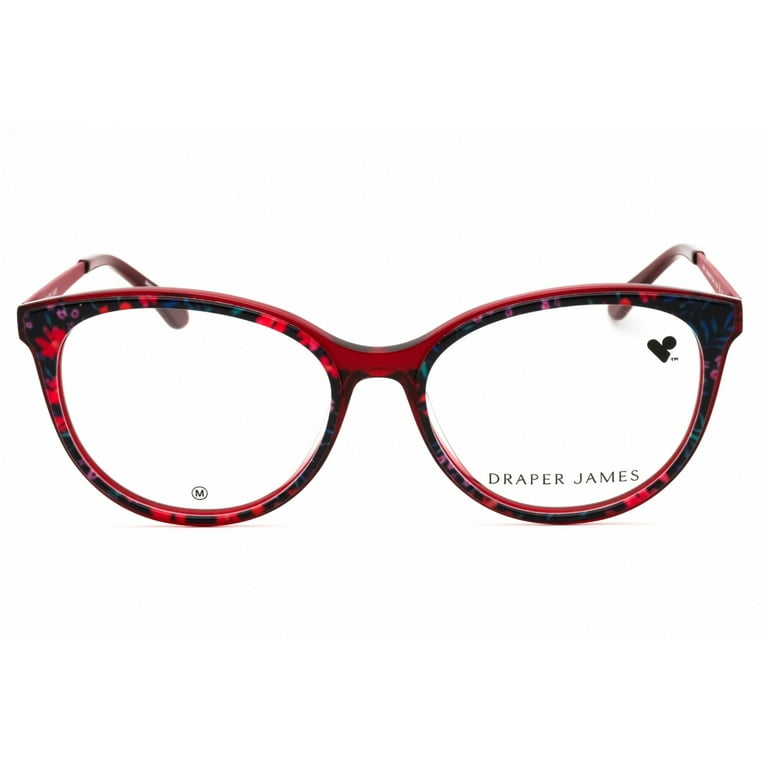 Eyeglasses Draper James DJ 5046 530 Merlot Floral - Walmart.com