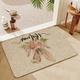 thumbnail image 5 of Qocolhg Happy Easter Eggs Entrance Door Mat, Spring Bunny Ears Low Profile Tradition Decor Welcome Mat, Non-Slip Carpet Rugs Floor Mat Decorative for Home/Bathroom/Kitchen/Indoor, 16x24 inch, 5 of 9