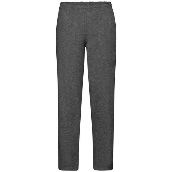 Fruit of the Loom Adult Classic Heather Open Hem Jogging Bottoms