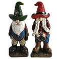 thumbnail image 1 of Angelo Décor Hoss and Willie Gnome Statue Set, 1 of 9