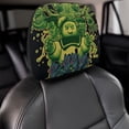thumbnail image 4 of Ghostbusters Stay_Puft Car Headrest Cover 2 Pcs Vehicles Seat Pillow Cover Protector Accessories Decor Auto Front/Rear Seats Head Rest Cover 2 Pcs Universal Fit Most Cars Sedan SUV Van, 4 of 7