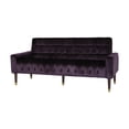 thumbnail image 5 of Noble House Gracelynn Tufted Velvet Sofa, Blackberry, 5 of 7