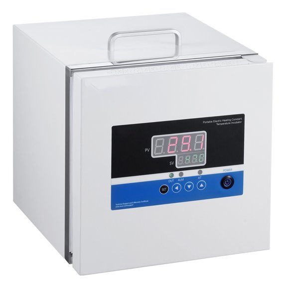 KFFKFF Laboratory Incubator, 6L Capacity, PID Regulated Temperature Range RT 5-65°C, Digitally Controlled Scientific Incubator, Stable-Temperature Microbiology Lab Incubator