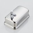 thumbnail image 4 of CHAO Dispensador de jabón líquido de pared de 800 ml para baño y cocina de acero inoxidable pulido, 4 of 5