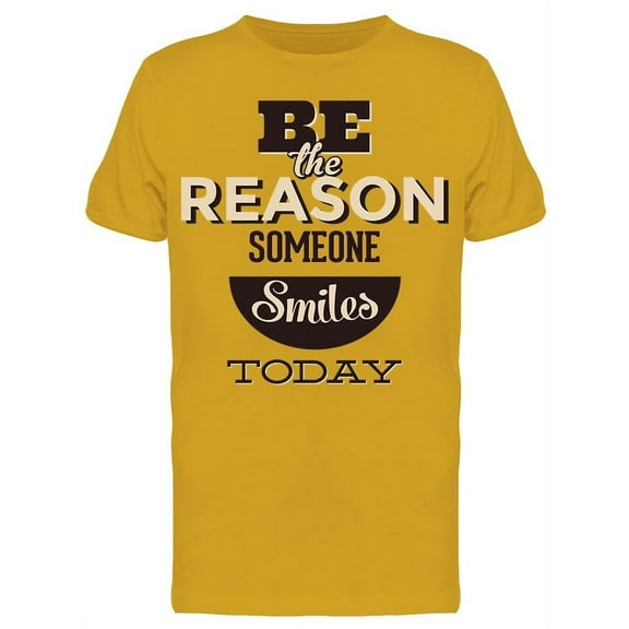 Cool Reason Someone Smiles T-Shirt Men -Image by Shutterstock, Male 3X-Large