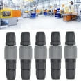 thumbnail image 3 of Air Compressor Quick Connect Fittings 5 Set Pneumatic Quick Connector Air Hose Quick Connect Quick Disconnect Water Hose Fittings C Type Self Locking Hose Coupler Plug Socket, 3 of 7