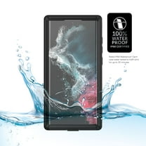 Body Glove Tidal Waterproof Phone Case for Samsung Galaxy S22 Ultra 5G - Black/Clear