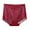 Dark Red, variant on Underwear for Women High Waisted Full Coverage Briefs Soft Mesh Lace Underpants