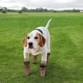 thumbnail image 7 of Unique Bargains 4Pcs Non-Slip Dog Socks with Adjustable Tapes Brown M, 7 of 7
