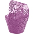 thumbnail image 1 of 50 envoltorios para magdalenas, papel artístico para hornear, filigrana, encaje de vid pequeña, forro cortado con láser, envoltorios para tazas para hornear, estuches para muffins, bandejas para, 1 of 7
