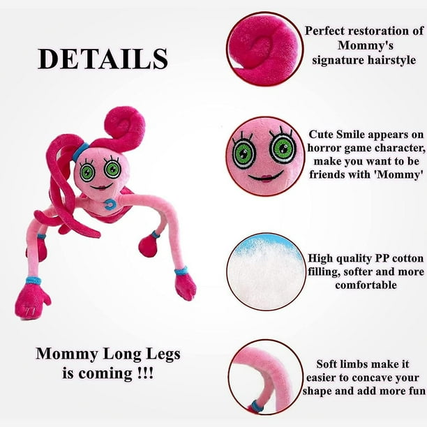 Mommy Pink Spider 40cm Huggy Wuggy Mommy Long Legs Mommy Plush Toy Hot  Horror Game Plushie Scary Doll Kid Gifts 