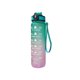 thumbnail image 1 of Botella de agua MuYan de 1 l con marcador de tiempo y pajita, ideal para motivar y controlar la hidratación. Botella grande a prueba de fugas, apta para alimentos, vaso de plástico con pajita de, 1 of 3