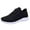 NEW BLACK, variant on NEWMAL Women's Walking Shoes Comfy Casual Knit Sneaker （6 ALL BLACK）