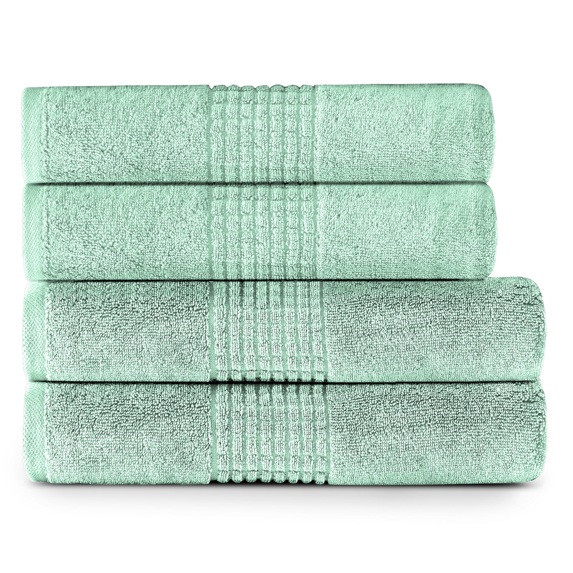 Lavish Touch 700 GSM Egyptian-Quality Cotton Pack of 4 Bath Towels