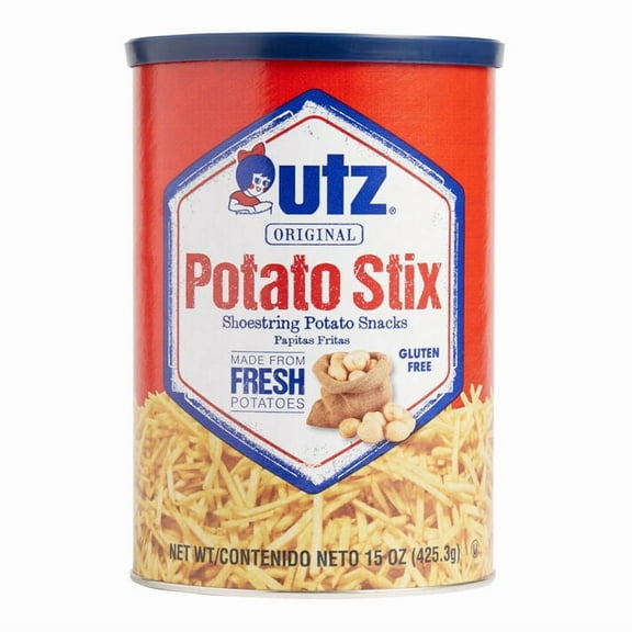 Utz Original Potato Stix Shoestring Potato Snacks 15 oz. Pack of 3