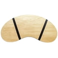 thumbnail image 2 of Trademark Innovations Bureau Portable en Bois Clair Forme Courbée, 2 of 4