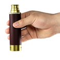 thumbnail image 4 of Telescopio monocular pirata para niños y adultos, telescopio de latón plegable de mano 25x30 con zoom, catalejo pirata portátil para cruceros, viajes, observación de juegos, senderismo, caza, 4 of 5