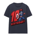 thumbnail image 1 of Captain America T-Shirt d'Anniversaire 10 Ans pour Femmes, 1 of 6