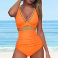 thumbnail image 2 of QHFBli Women Sexy Mesh Tummy Control Swimsuit Push Up High Waisted Bathing Suit, 2 of 9