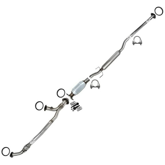 Northeastern Exhaust - EPA Approved Exhaust System - Front Pipe Catalytic Converter Resonator Exhaust kit Compatible with Toyota Sienna 2004-2006 3.3L FWD
