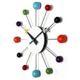 thumbnail image 2 of Infinity Instruments Horloge Murale Moderne Mi-Siècle 15 Pouces Orb Spoke, 2 of 6