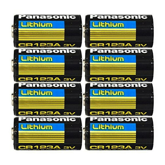 Panasonic CR123A 3V Long Lasting Lithium Batteries