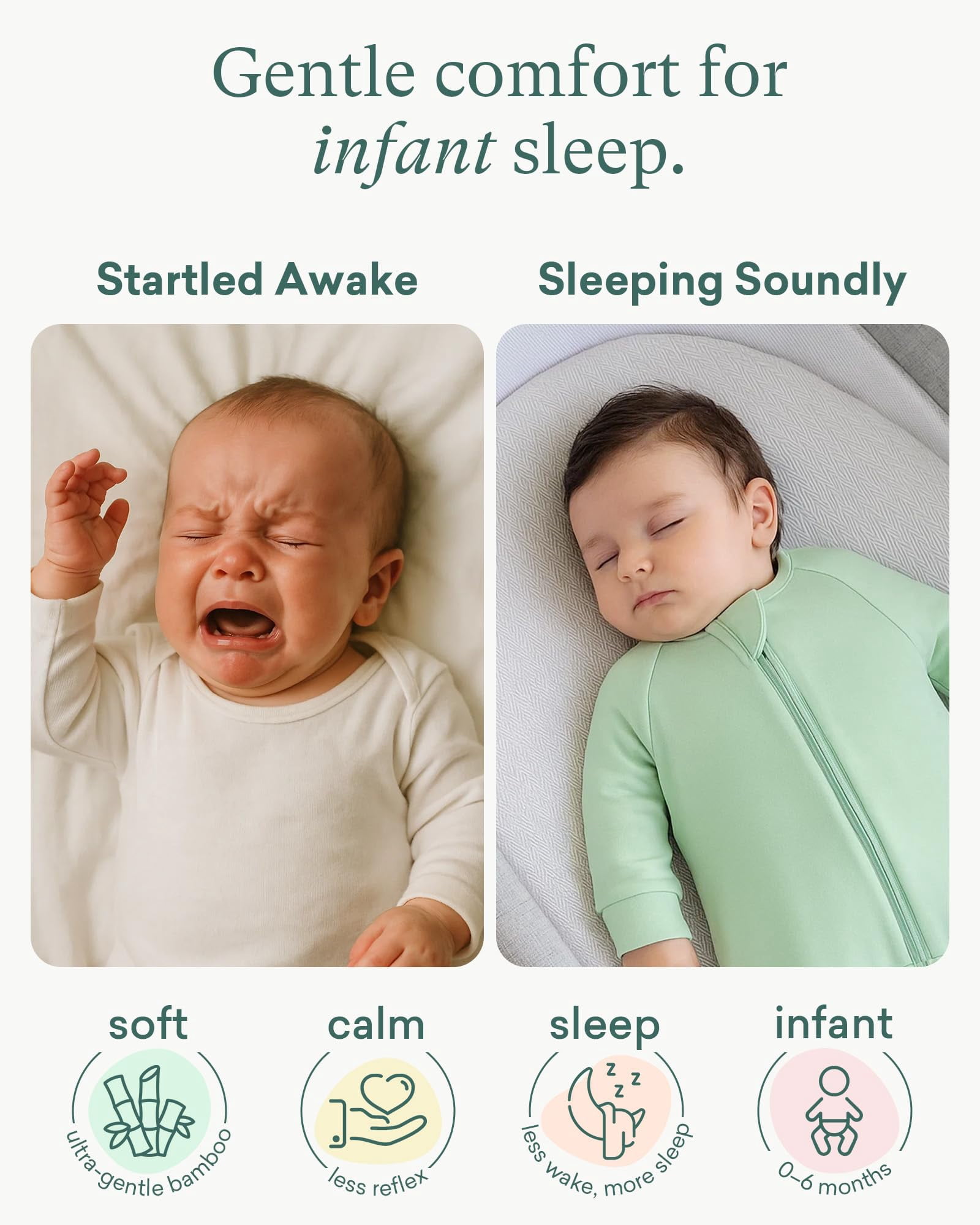 PurComfy Supersoft Baby Safe Sleep Sleepsuit, Zipper + Snap for Easy Diaper Changes 3-6 Months, Berry