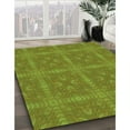 thumbnail image 3 of Ahgly Company Machine Washable Indoor Square Transitional Pistachio Green Area Rugs, 8' Square, 3 of 7