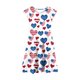 thumbnail image 5 of Odeerbi Niñas Día de La Independencia A-Línea Vestido Acampanado Verano Patriótico Estrella Raya Cuello Redondo Vestido Casual Con Bolsillos, 5 of 7