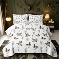 thumbnail image 2 of Manfei Aquatic Bird Pattern Quilt Full,Farmhouse Cabin Full Bedspread Sets,3pcs,1 Coverlet and 2 Pillowcases, 2 of 7