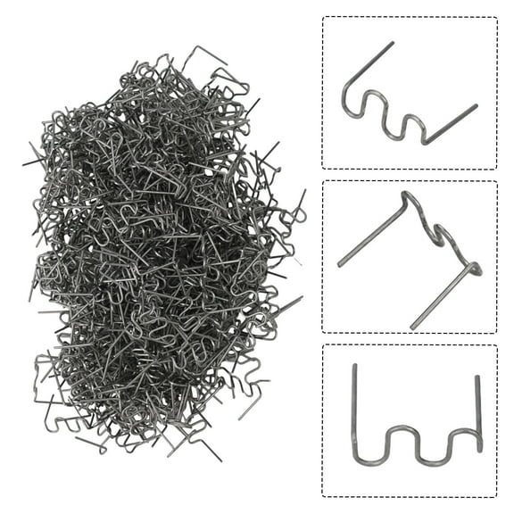 500Pcs 0.8mm Plastic Welding Wave Hot Staples Stapler For Car Bumper Repair