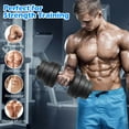 thumbnail image 6 of Costway 66 LB Dumbbell Weight Set Fitness 16 Adjustable Plates Workout, 6 of 9