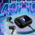 thumbnail image 5 of Wireless Earbuds - Touch Screen ANC Earbuds Hifi Sound Wireless Bluetooth 5.4 In Ear Headphones, Noise Canceling Earphones Multifunctional Ear Buds Headsets for Android IOS Gym Sports (White), 5 of 17