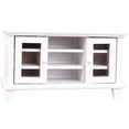 thumbnail image 1 of Meuble Miniature Meuble Télé avec Compartiments de Rangement Matériau en Bois de Qualité Supérieure Blanc, 1 of 6