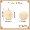 thumbnail image 2 of 30Pcs Unfinished Wood Graffiti Wooden Artificial Fruit Figures Decorative Blank Wood Unfinished Ornament DIY Painting Crafts for Christmas Tree Decor Fairy Art Projects Black DIY, 2 of 9