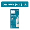 Philips Avent Anti-colic Baby Bottle with AirFree Vent, 4oz, with Flow 1 Nipples, 0M+, 1pk, Clear, SCY701/91