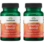 Swanson Energy Boost - Designed Release 60 Veg Caps 2 Pack