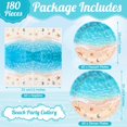 thumbnail image 3 of Juego de 180 platos y servilletas Potchen para fiestas de playa de 7 y 9 pulgadas, 3 of 6