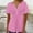A_Pink Pleated Tops Henley Shirts, variant on YLSDY Women's Tunic Tops Pleated Shirts Button Down Henley Neck Tops Slim Fit Flowy Dressy Casual Blouse Summer Basic Raglan Short Sleeve Basic Tees Fashion 2024 Elegant Solid Shirts Hot Pink 8