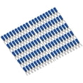 thumbnail image 3 of ANGGREK Wire Terminal Connectors,Fork Terminals,100pcs Fork Connector Blue Stable Conductivity 19A Safe Insulated Crimp Terminals Wire Terminal For Transportation, 3 of 8