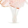 thumbnail image 7 of Soft Silicone Glowing Aquarium Simulation Coral with Sucker Aquatic Artificial Coral Orange, 7 of 7